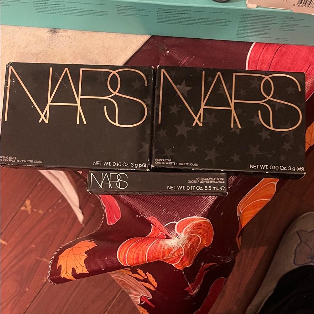 NARS Black Eyeshadow Duo Set WITH afterglow lip shine